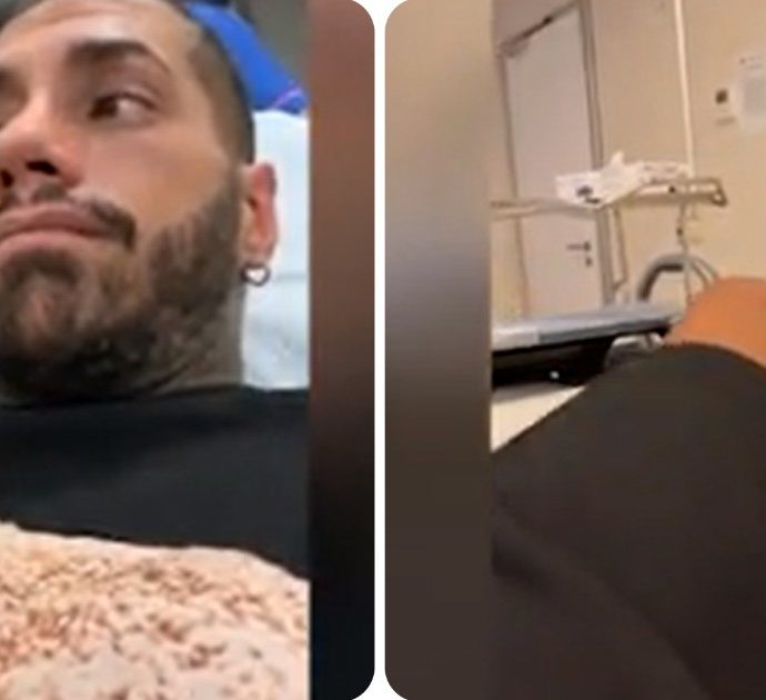 “Non sento una gamba”, Francesco Chiofalo ricoverato in ospedale dopo una serata in discoteca (VIDEO)