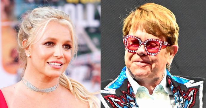 Copertina di Per aiutare la povera Britney ci voleva un duetto con zio Elton