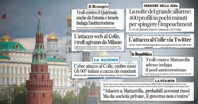 L’attacco dei troll a Mattarella? “Non ci fu alcuna regia di Mosca”