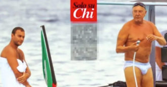Copertina di Stefano Gabbana e Luca Santonastaso insieme in yacht: l’ex parrucchiere che lo stilista ama è 31 anni più giovane