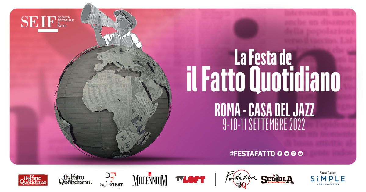 La Festa del Fatto Quotidiano 2022 torna dal vivo a Roma alla Casa del Jazz. Scopri il programma
