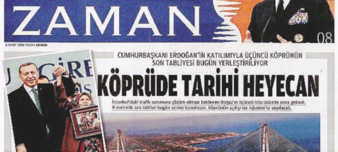 Zaman  censurato  diventa filo-Erdogan