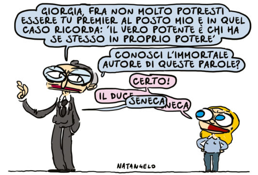 Copertina di La vignetta di Natangelo