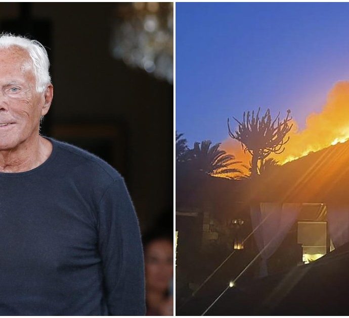 Giorgio Armani dona 500 mila euro a Pantelleria dopo il grave incendio: “Grazie a chi ha lottato contro le fiamme”