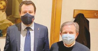 Copertina di Lega, comizio al locale dei parenti del boss