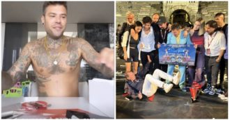 Copertina di Lorenzo Suraci cade sui premi del Power Hits Estate, Fedez: “Me li ha rotti tutti, questo è quello che rimane”