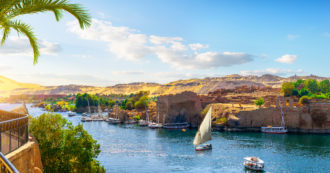 Copertina di Crociera sul Nilo, in barca sul fiume dei faraoni