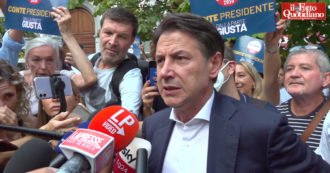 Copertina di Conte a Milano per la campagna elettorale: “Non si pensi che siamo il partito del Sud”. Gli elettori: “Alleanza col Pd? Se rimane Letta impossibile”