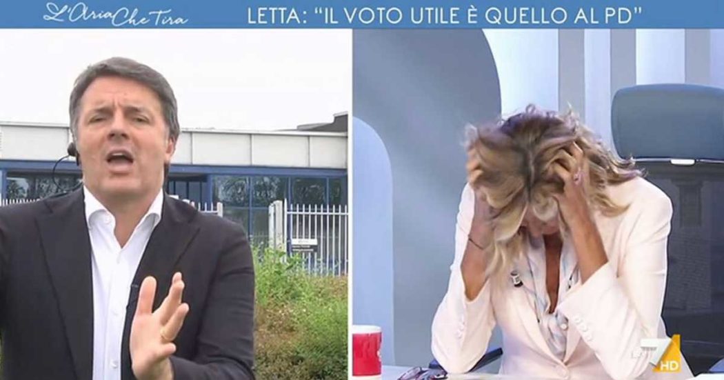 Renzi a La7: “Letta vada in ferie. Vuole abolire il Jobs Act, che è stato votato dal Pd e che lui da premier aveva come obiettivo”