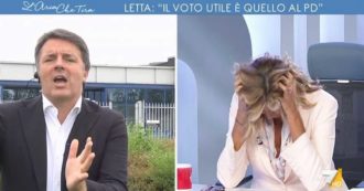 Copertina di Renzi a La7: “Letta vada in ferie. Vuole abolire il Jobs Act, che è stato votato dal Pd e che lui da premier aveva come obiettivo”
