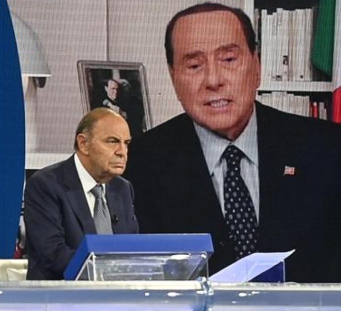 Silvio Berlusconi a Porta a Porta: “Sono sempre stato un campione, ricordo il mio record di 11 secondi sui cento metri…”