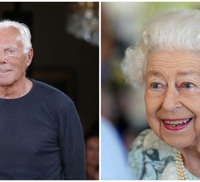 Regina Elisabetta, Giorgio Armani: “Non avrei mai cambiato nulla di lei. Da stilista ho sempre ammirato il suo personalissimo modo di vestire”