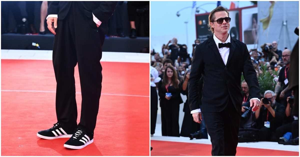 Venezia 79, Brad Pitt sul red carpet con le sneakers: dolore ai piedi o new look per ringiovanire i (quasi) 59 anni?