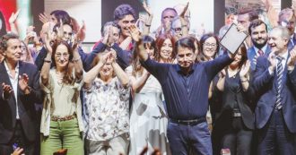 Copertina di Banchieri e accozzaglia-bis: Draghi nel mirino di Conte