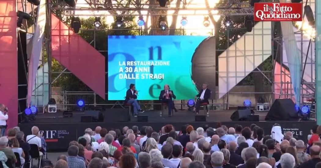 “La restaurazione a 30 anni dalle stragi”, rivedi il dibattito con Scarpinato, Barbacetto e Pipitone alla Festa del Fatto