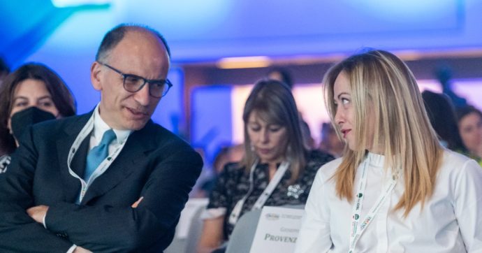 Elezioni, la diretta – Confronto Letta-Meloni. La leader FdI: “Ragionevole considerare di aggiornare il Pnrr”. La replica: “Non ha mai votato a favore”. Ed è scontro sulle adozioni gay