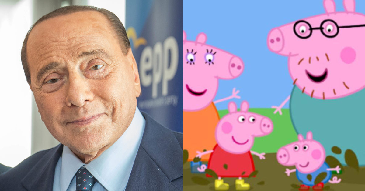 Silvio Berlusconi: “Peppa Pig? Un caso triste e preoccupante”