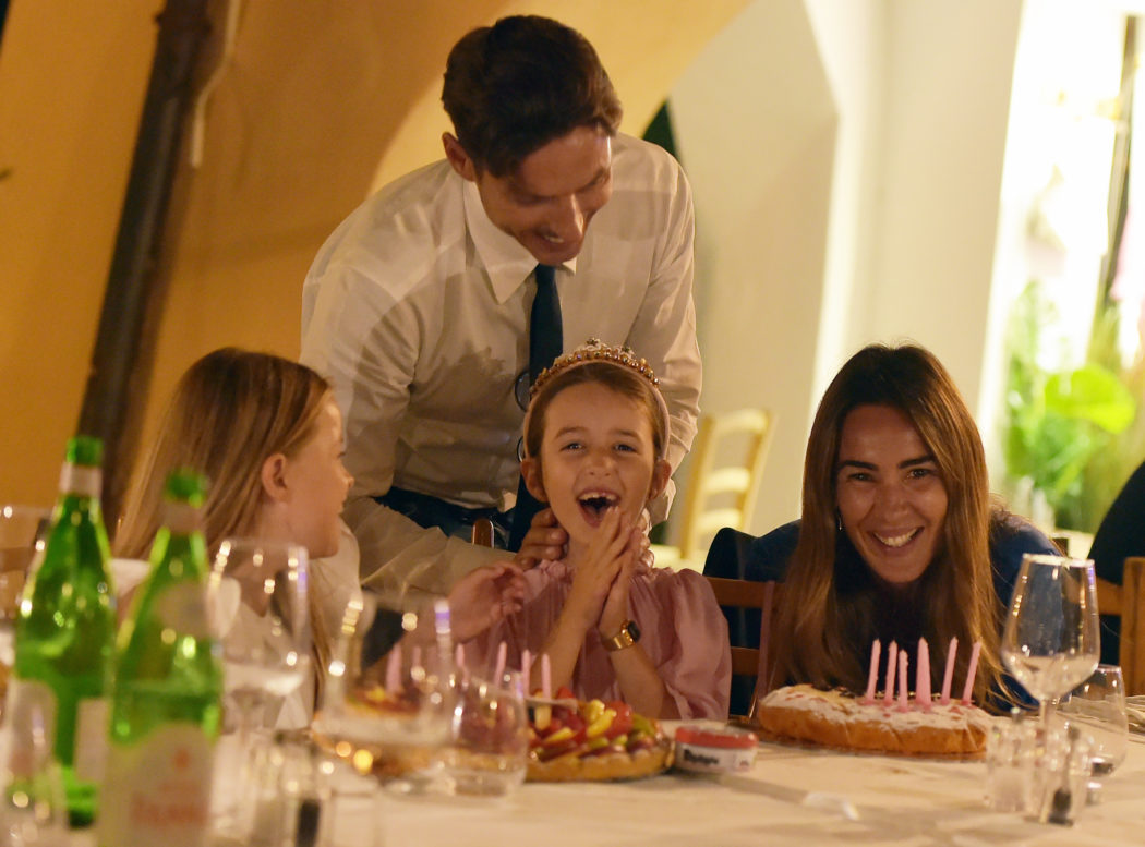 Compleanno di Sofia Valentina Berlusconi al ristorante I Gemelli a Portofino