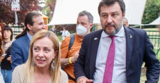 Copertina di Giorgia Meloni ribatte alle critiche dell’alleato Matteo Salvini: “Sempre più polemico con me che con gli avversari”
