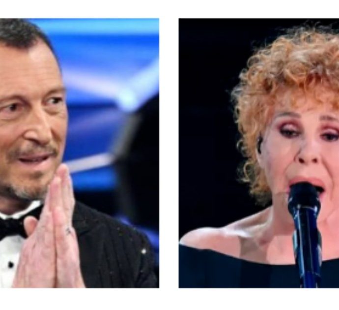 Ornella Vanoni furiosa con Amadeus: “Con le basi non mi piace cantare”. La risposta del conduttore