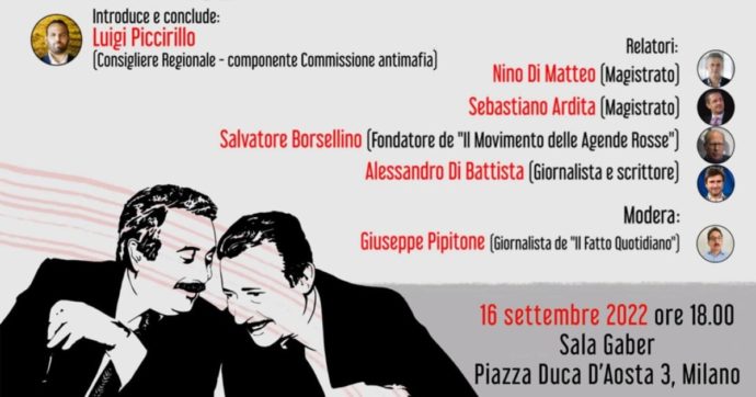 Trent’anni dalle stragi, il dibattito a Milano con Di Matteo, Ardita e Salvatore Borsellino