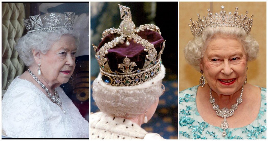 Regina Elisabetta, ecco a chi andranno i suoi preziosi gioielli e quali saranno sepolti con lei nella tomba. Sul “tesoro” incombe una tassa del 40%