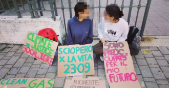 Incredibile a Voghera: due studentesse 17enni sedute con cartelli di protesta per il clima portate in Questura e denunciate