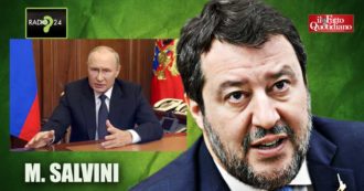 Copertina di Salvini sbotta col conduttore di Radio24: “Io pentito dei miei rapporti con Putin? Ma vuole che mi confessi e che reciti una preghiera?”