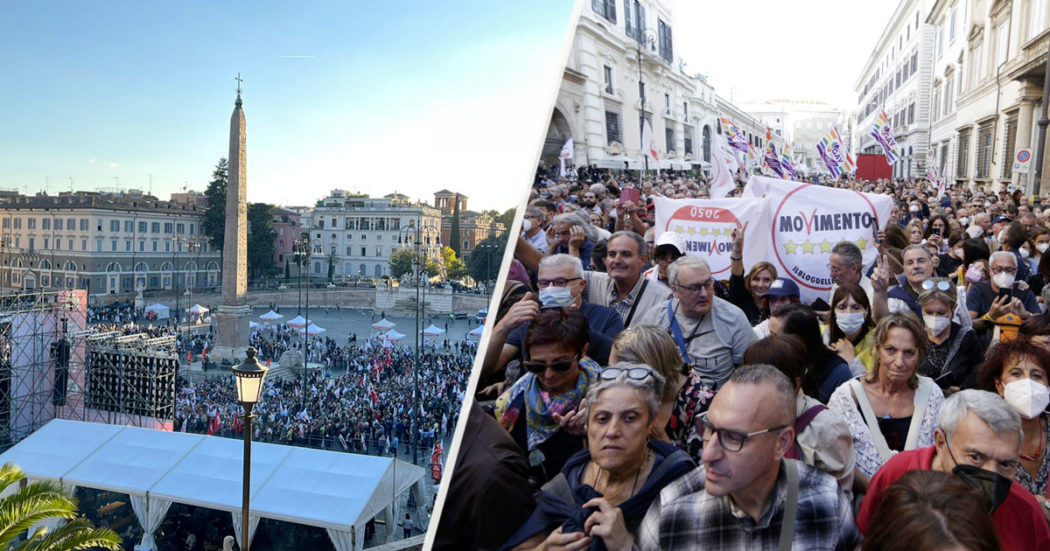 Elezioni, la diretta – Pd e M5s chiudono le campagne a Roma. Letta, piazza semivuota. Il dem De Luca attacca il reddito: “Porcheria”