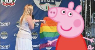 Copertina di Peppa Pig al rogo, la mosca di B., Occhi di tigre fa miao