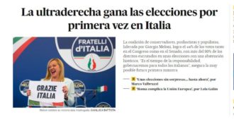 Copertina di “Terremoto politico in Europa”, “Torna l’estrema destra in Italia”: così la stampa estera commenta le elezioni italiane