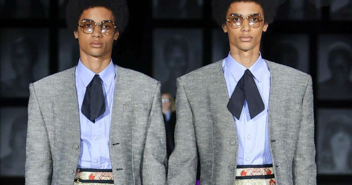 Milano Fashion Week, il momento clou? La sfilata dei gemelli di Gucci e le parole di Alessandro Michele: “Sono figlio di due mamme, donne straordinarie”