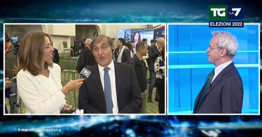 Mentana a La Russa: “Cosa pensa del saluto romano di suo fratello?”. “Anche Radu nell’Inter sbagliò una volta ma non lo fece più”