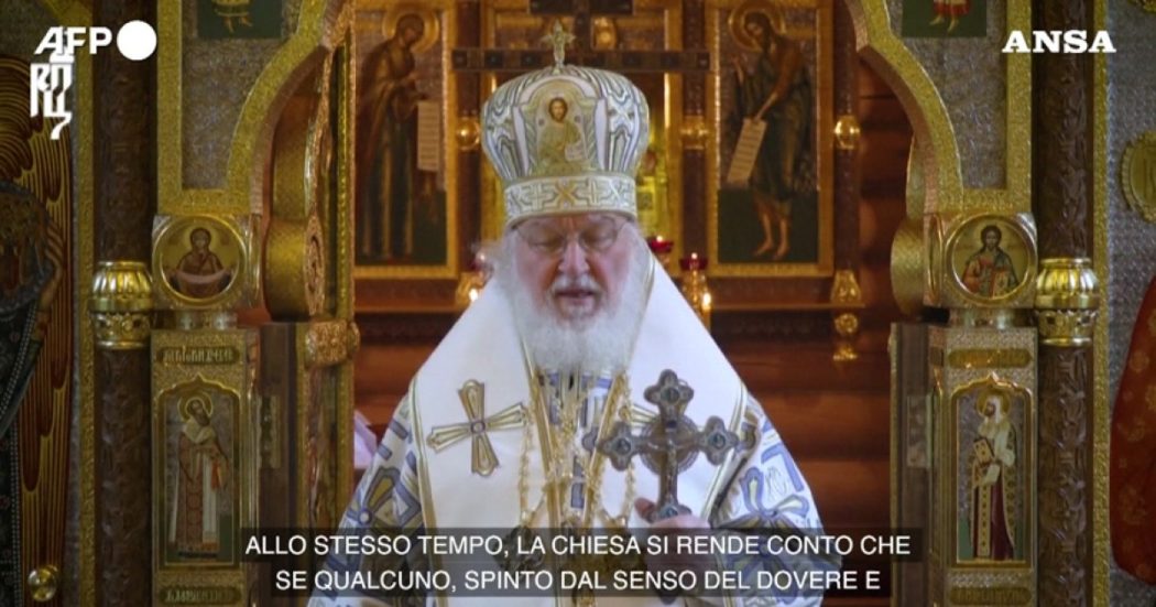 Il patriarca russo Kirill: “Chi muore in Ucraina si sacrifica per gli altri, questo lava via tutti i peccati commessi”