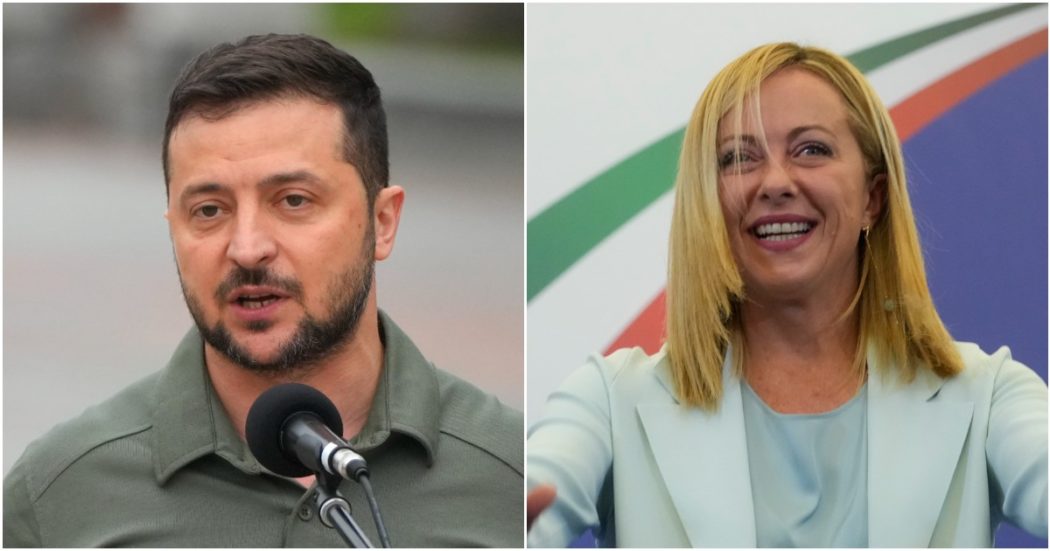 Zelensky si congratula con Meloni: “Contiamo sul vostro supporto”. E lei risponde: “Daremo leale sostegno alla causa del popolo ucraino”