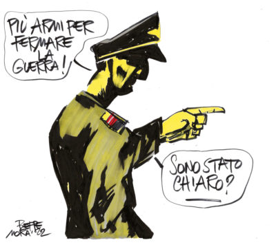 Copertina di La vignetta di Beppe Mora