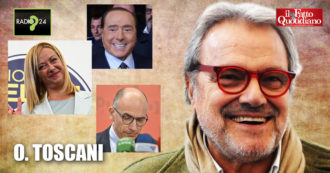 Copertina di Oliviero Toscani: “Meloni? Ha lo stile di Wanna Marchi. Nessun pericolo fascista, il problema è il ritorno di Berlusconi. Letta? Un pesce morto”