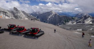 Copertina di Germania, scompare parte del ghiacciaio Schneeferner sulle Alpi bavaresi. E quel che resta si scioglierà entro due anni