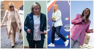 Copertina di Giorgia Meloni, da ragazza di borgata a premier: i look della leader di Fratelli d’Italia. Parla il suo hair stylist