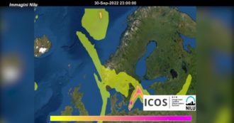 Fuga di gas dal Nord Stream, così si espande la nube di metano: la simulazione dell’istituto norvegese di ricerca sull’aria – Video