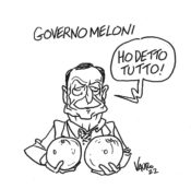 Copertina di La vignetta di Vauro