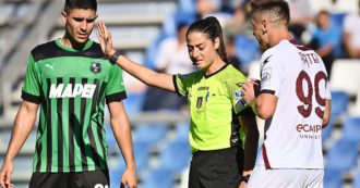 Who is Maria Sole Ferrieri Caputi, the first woman who has refereed in Serie A. Authoritative and precise at the debut: 
