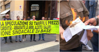 Copertina di Napoli, manifestazione contro il caro-bollette. Un pensionato: “Situazione insostenibile”