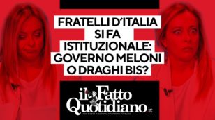 Copertina di Fratelli d’Italia si fa istituzionale: sarà governo Meloni o Draghi bis? Segui la diretta