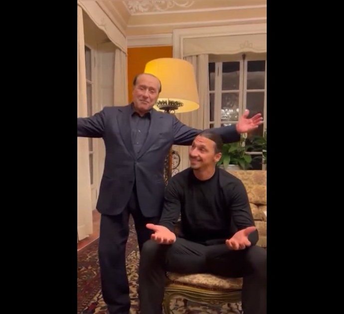 Berlusconi invita a casa Ibrahimović: “Cosa ci fa da me? Io gli insegno a gestire un’azienda, lui a giocare a pallone…”