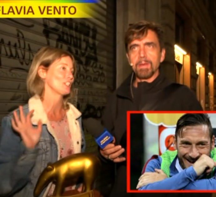 Striscia la Notizia, Tapiro d’Oro per Flavia Vento per il divorzio Totti-Blasi: “Ancora con questo Francesco? Sono passati 20 anni e io sono casta da 10”