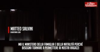 Salvini ai militanti: “Chiederò per la Lega il ministero per la Famiglia e la Natalità”. L’audio registrato dai cronisti
