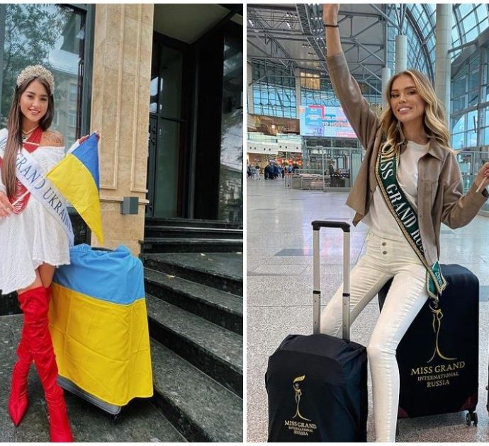 Le miss di Ucraina e Russia in stanza insieme per il concorso di bellezza: lo scivolone del Miss Grand International. L’ira della reginetta di Kiev