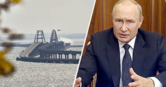 Copertina di Ucraina, la diretta – Putin: “Kiev dietro esplosione del ponte, è terrorismo”. Mosca: “Coinvolti anche cittadini russi e stranieri”