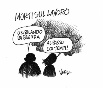 Copertina di La vignetta di Vauro